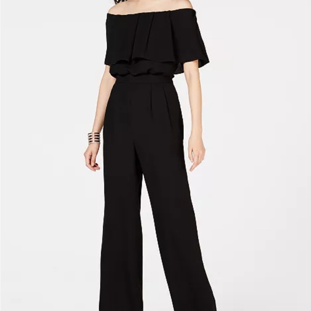 Vince Camuto's off-the-shoulder jumpsuit